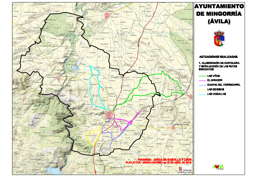 Rutas y Caminos. Senderismo en Mingorría. 